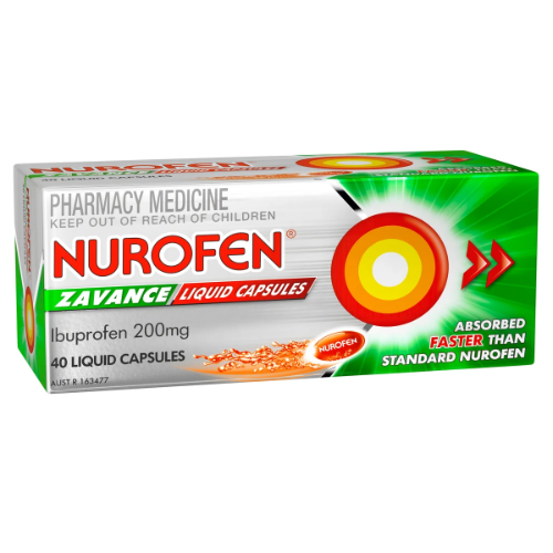 Nurofen Zavance Liquid Capsule 200mg 12pk