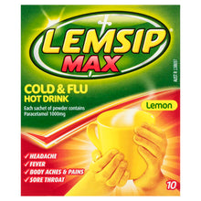 Lemsip Max Cold & Flu Drink Sachets x 10pk