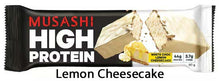 Musashi High Protein White Choc Lemon Cheesecake - 90g x 12ct