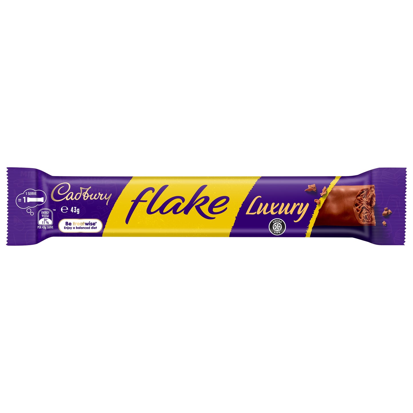 Cadbury 43g Luxury Flake Kingsize x 45ct