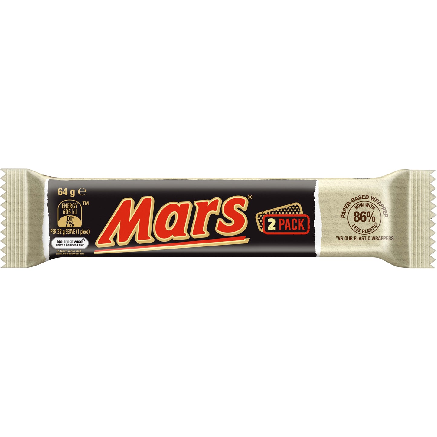 64g Mars 2 Pak Kingsize  x 25ct