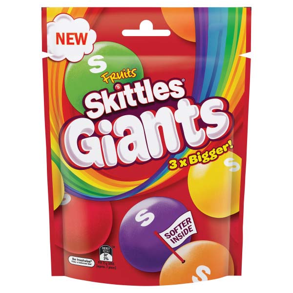 Mars - Skittles 132g GIANTS Fruits x 15ct