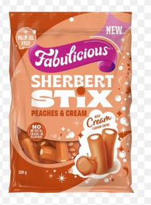 RJ's Fabulicious Peaches & Cream FAMILY BAG 180g x 12ct