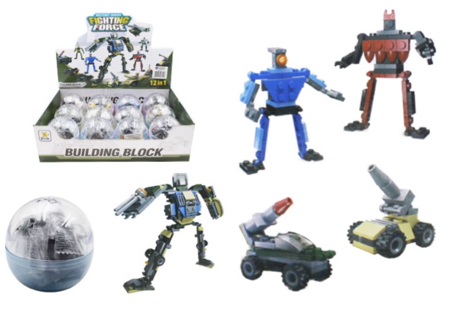 Toy - Fighting Force Blocks x 12ct