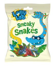 Lolly Lab 130g Sneaky Snakes x 24ct