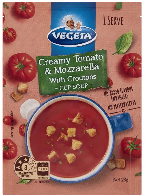 Vegeta Instant Soup Tomato Mozarella 23g