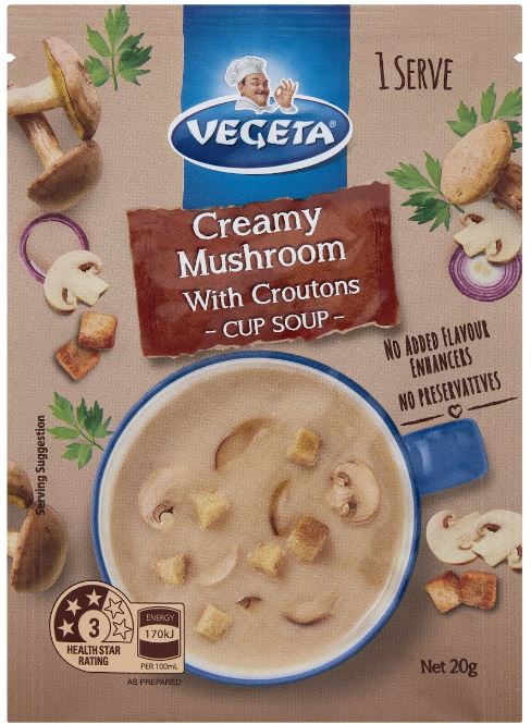 Vegeta Instant Soup Mushroom 23g