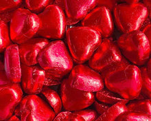 Milk Chocolate Hearts 1kg - Red x 140ct