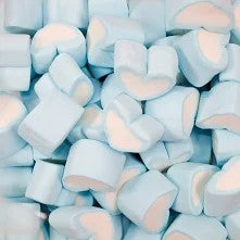 Marshmallow Hearts - Blue and White 800g aprox 266ct