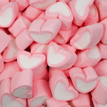 Marshmallow Hearts - Pink And White 800g aprox 240ct