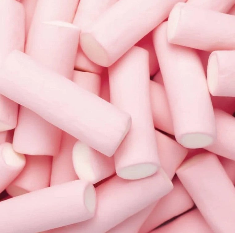 Puffy Mallow Poles Pink and White approx 125ct 950g