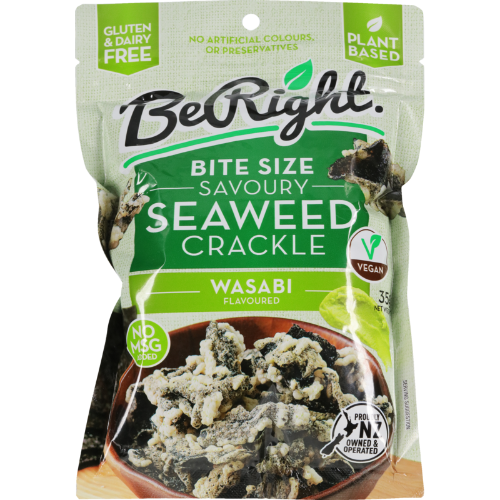 BeRight Seaweed Crackle - Wasabi 35 karamu x 12.