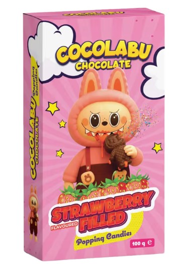 Cocolabu Strawberry With Popping Candy 100g
