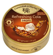 C&H Cola Drops Tin 175g x10ct