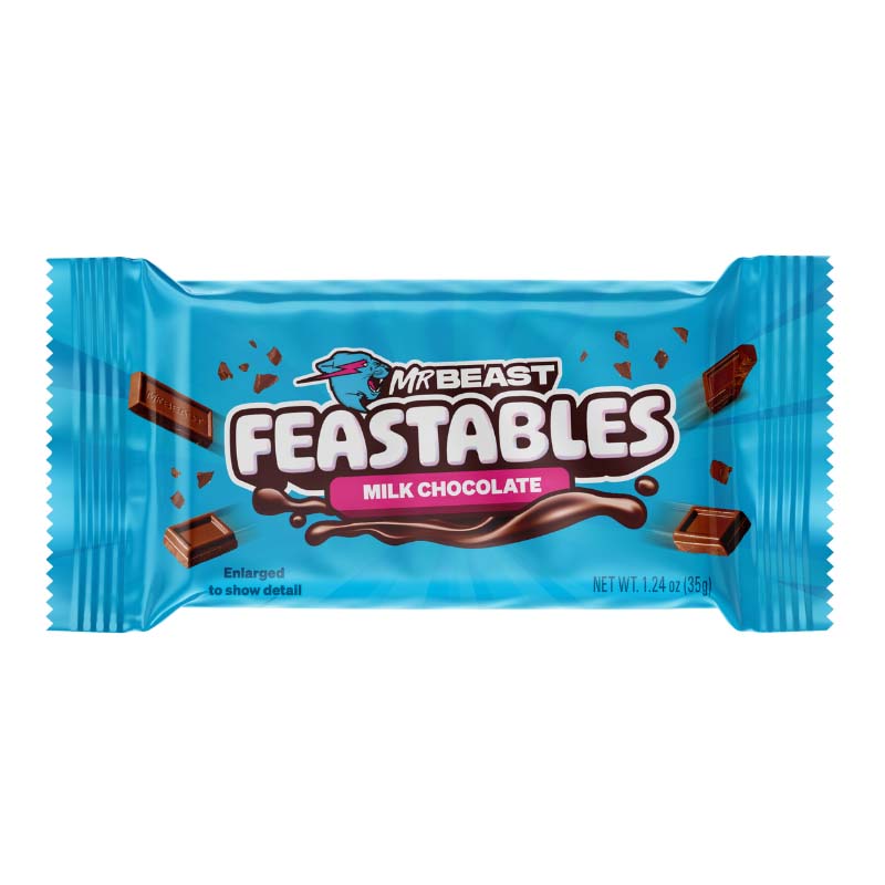Feastables - Mr Beast Milk Chocolate Bar 35g x 24ct
