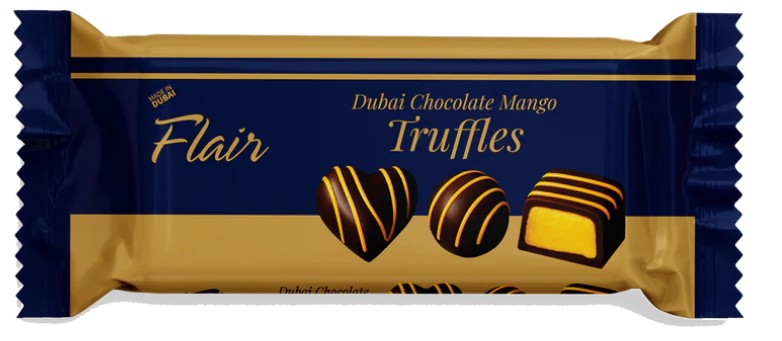 Flair Dubai Chocolate Mango Truffles 45g x12ct