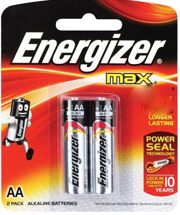 Batteries - Energizer  AA 2 pack