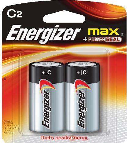 Batteries - Energizer C 2 Pack
