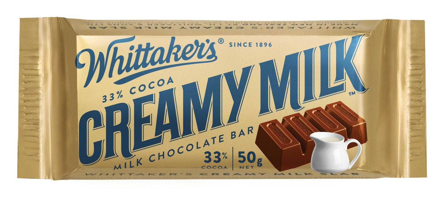 Whittakers Slab Creamy Milk x 50ct
