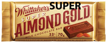 Whittakers Super Slab - Almond Gold 70g x30ct