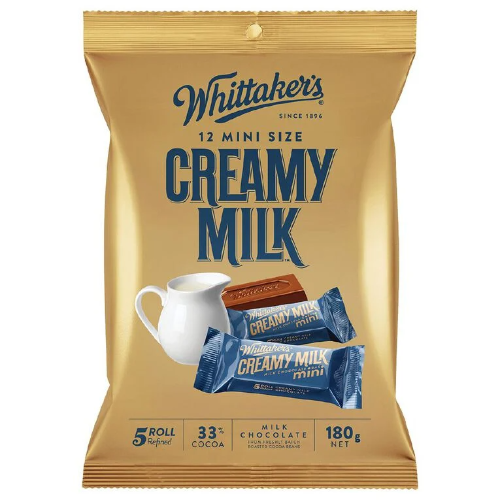 Whittakers Mini Slab - Miraka Kirīmi 180g x12ct