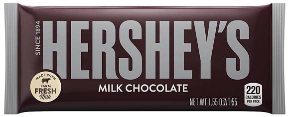 Hersheys Milk Chocolate 43g x 36ct