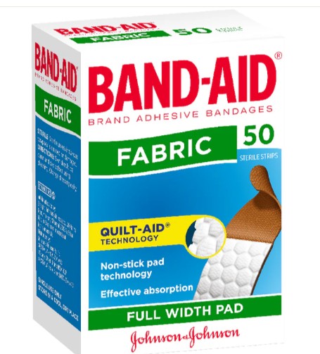 Plaster - Band-Aid Fabric Strips 50ct