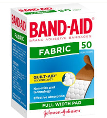 Plaster - Band-Aid Fabric Strips 50ct