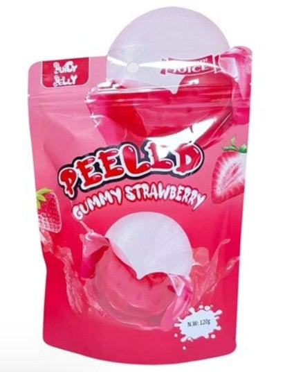 Juicy Jelly Peeled Strawberry 120g x 12ct