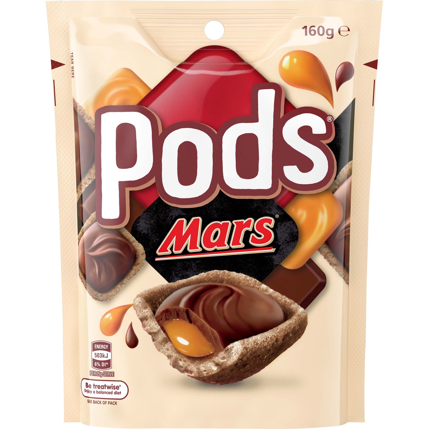 Pods Mars 160g x 15ct