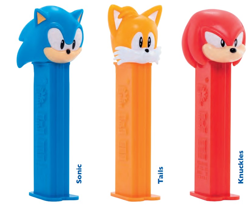 PEZ Sonic Figures x 6ct
