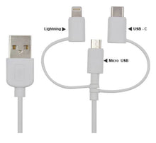 Pronto USB 3 In 1 Charging Cable