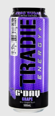 Tradie Energy Gday Grape 500ml x 12ct