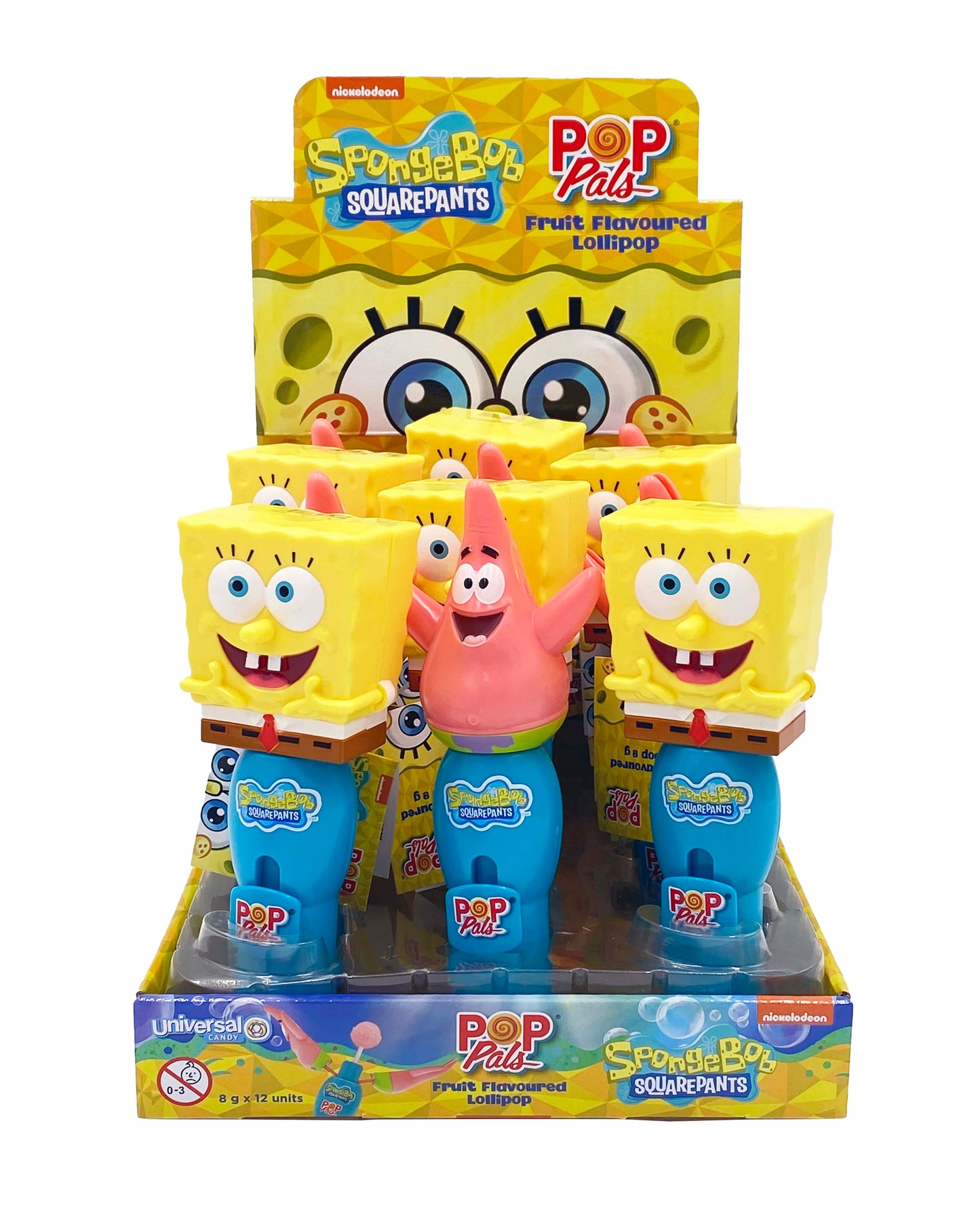 Back Pack Deal - Spongebob Pop Pals 8g x 12ct