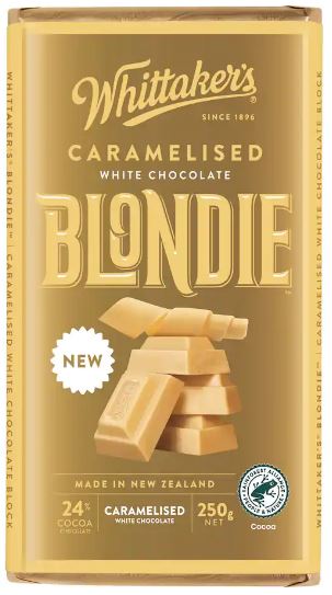 Whittakers Blocks 250g Caramalised Blondie x 12ct