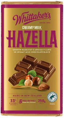 Whittakers Blocks 250g Hazella x 12ct