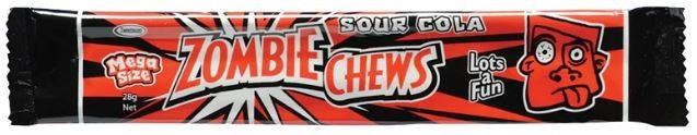 Zombie Chews Sour Cola 28g x72ct