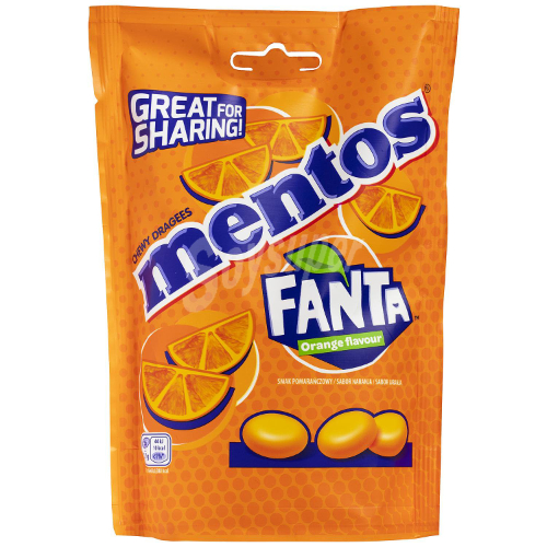 Mentos Fanta Orange Chewy 140g x 7ct