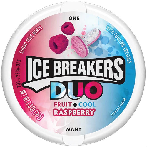 Ice Breakers Mint Raspberry Duo 42.5g x 8ct