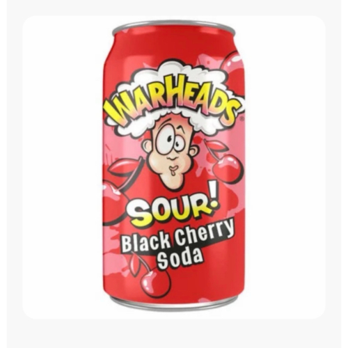 Warheads Sour Black Cherry 355ml x12ct