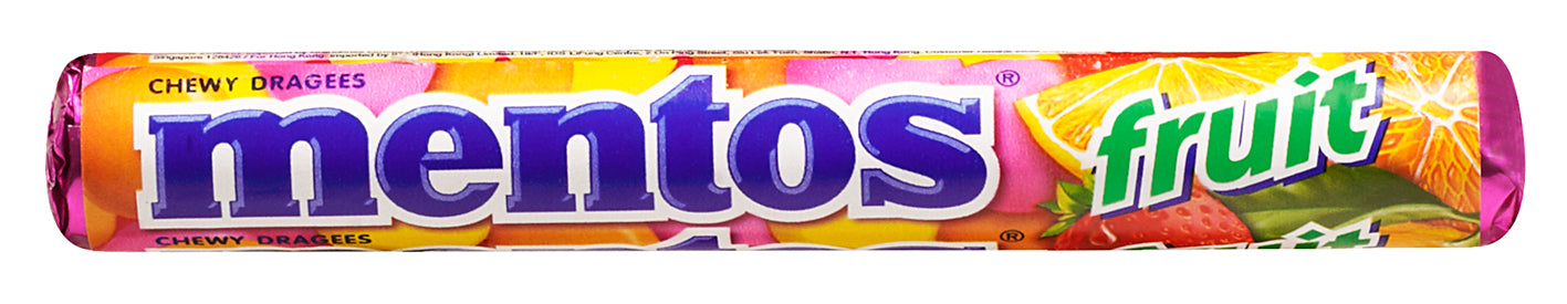 Mentos Roll Fruit 37.5g x 40ct