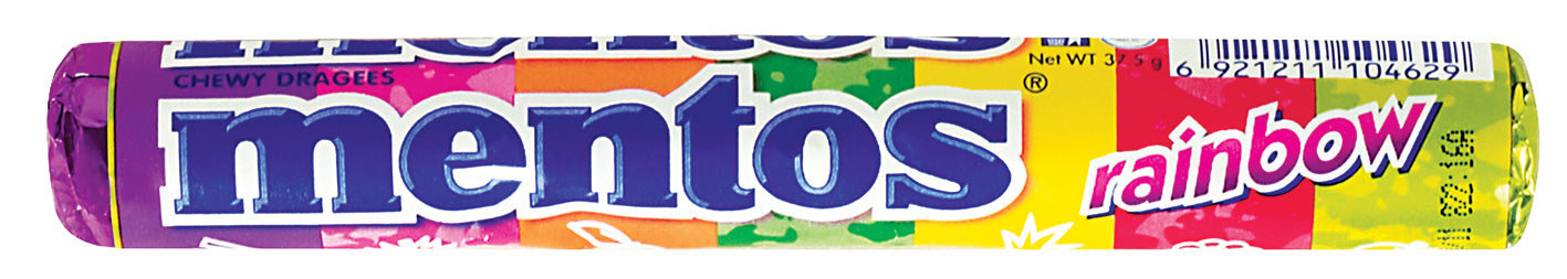 Mentos Roll Rainbow 37.5g x 40ct