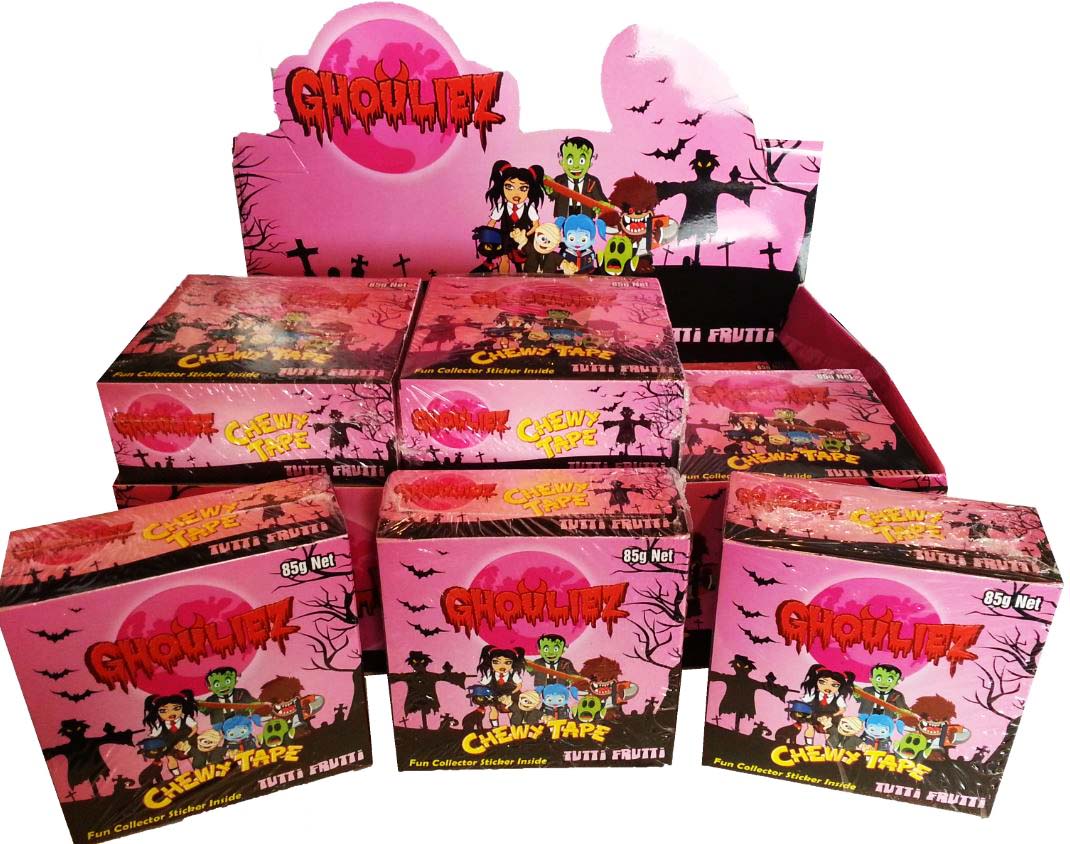 Ghouliez Chewy Tape Tutti Fruitti 85g x 12ct