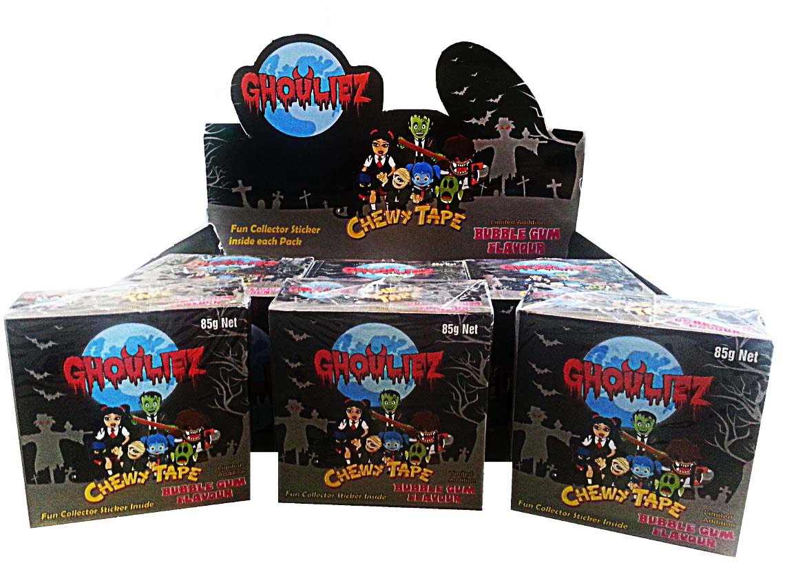 Ghouliez Chewy Tape Bubblegum 85g x 12ct