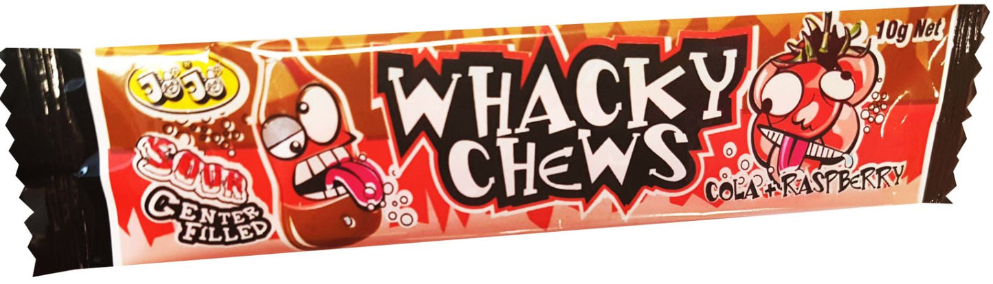 Whacky Chews Cola and Raspberry 10g x 60ct