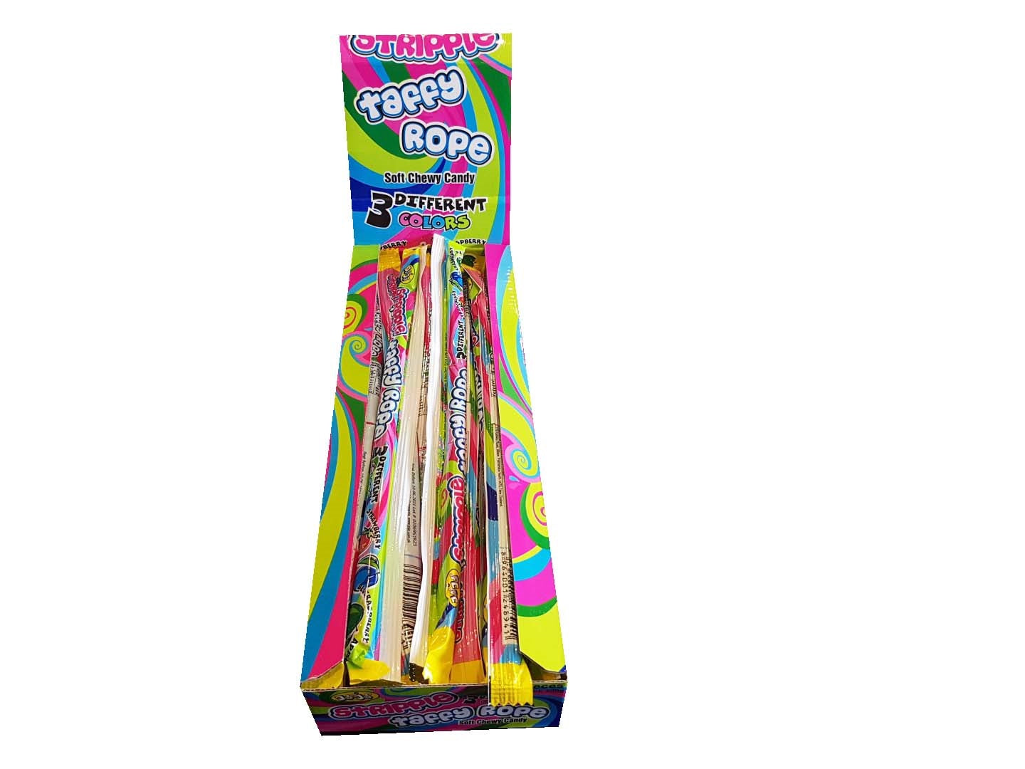 JoJo Taffy Rope Assorted Stripple 25g x 24ct