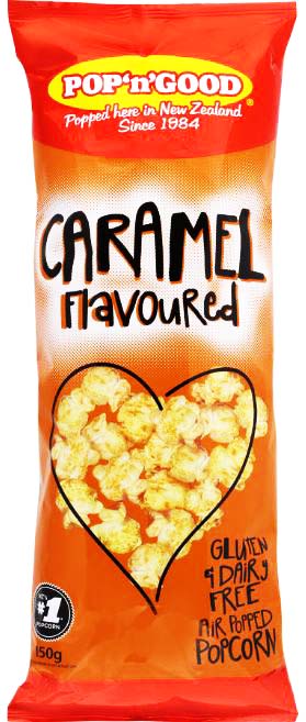 Pop N Good Caramel Popcorn 150g x 16ct