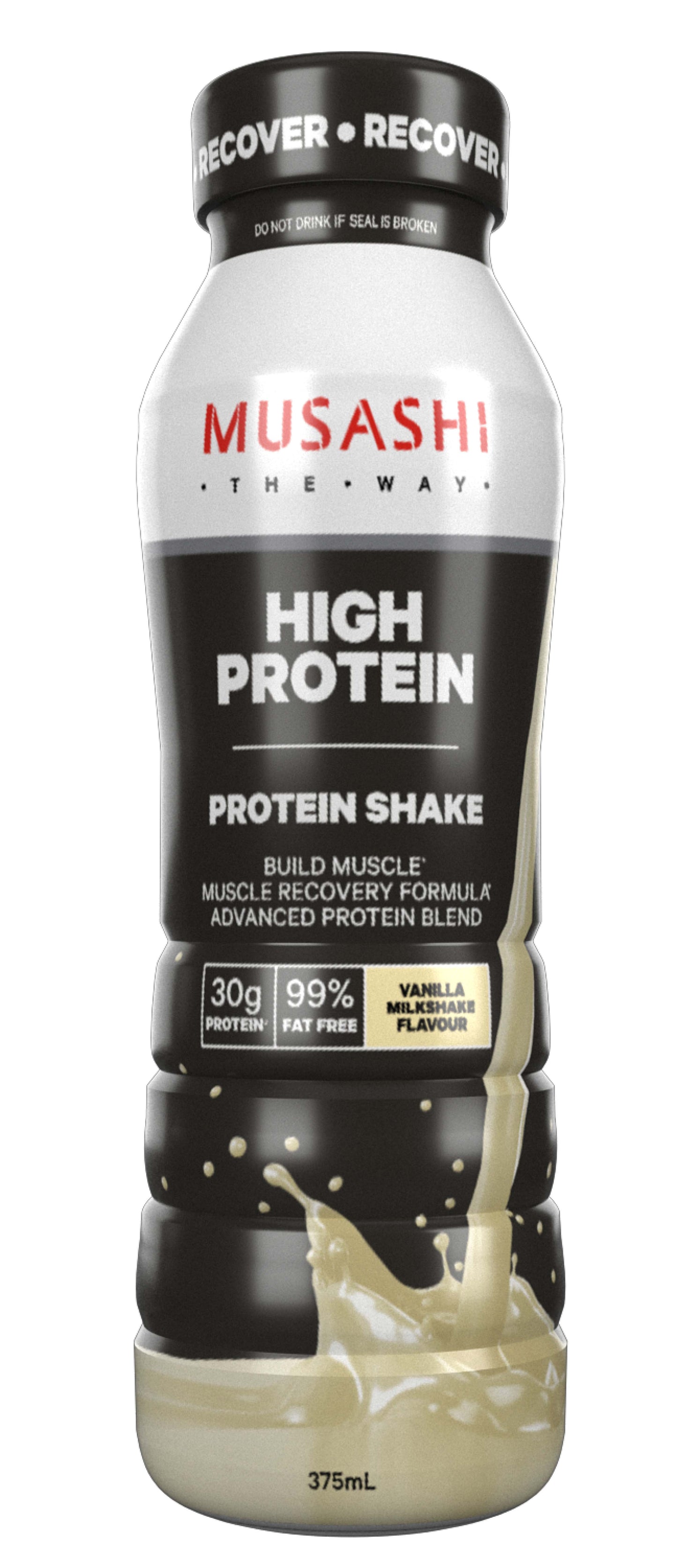 Musashi Protein Shake 375ml - Vanilla x 6ct