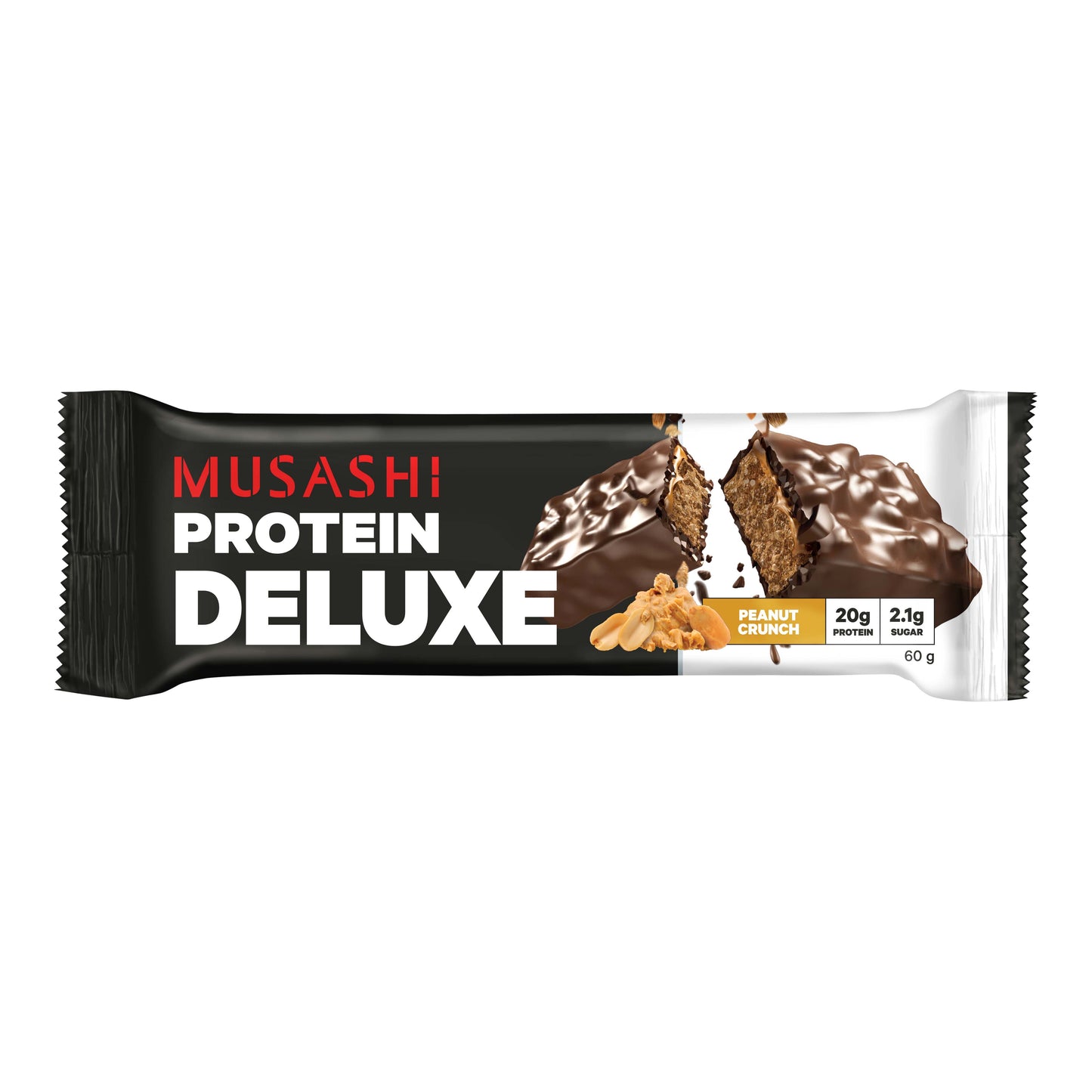 Musashi Protein Bar 60g - Peanut Crunch x 12ct