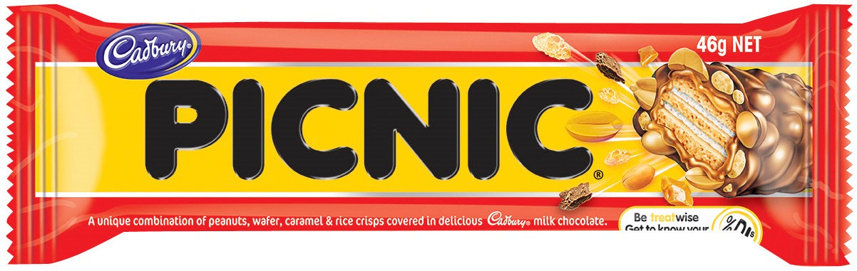 Cadbury 46g Picnic x 25ct